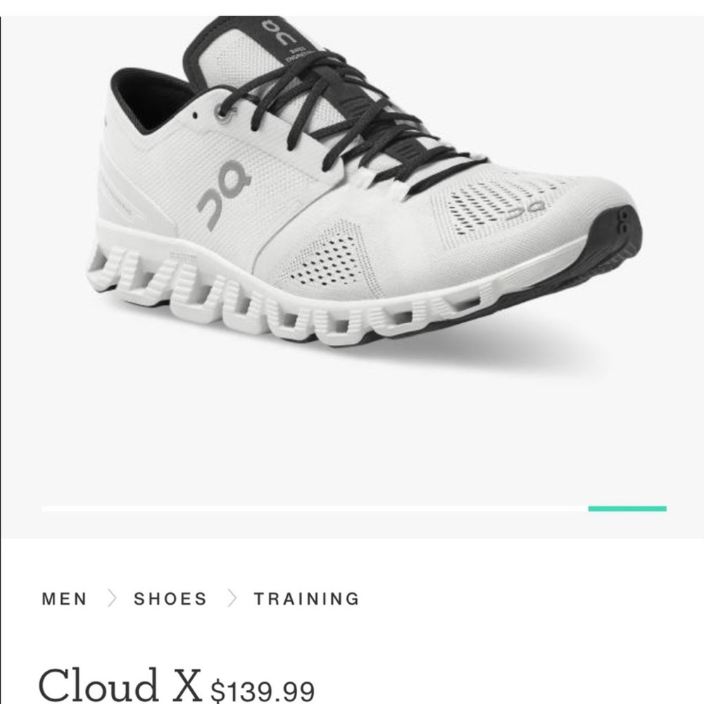 On Running Cloud X Men's Running Shoes - White
